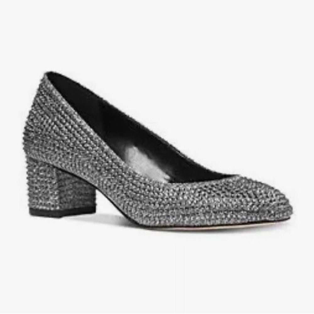 Michael Kors Michael Arabella Heel Studded Kitten Pumps